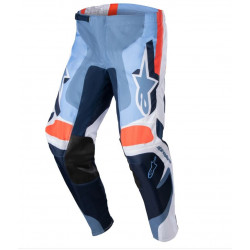 ALPINESTARS - PANTALONI MOTOCROSS FLUID AGENT BLU/BIANCO/ARANCIONE
