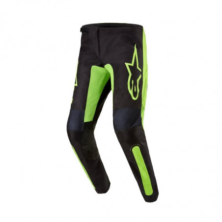ALPINESTARS - PANTALONI MOTOCROSS FLUID LURV NERO/GIALLO FLUO