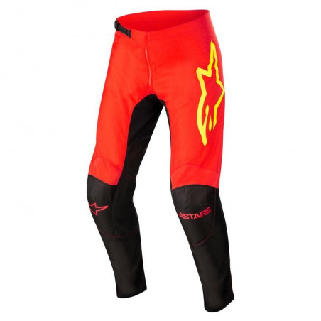 ALPINESTARS - PANTALONI MOTOCROSS FLUID TRIPPLE NERO/GIALLO FLUO/ROSSO FLUO
