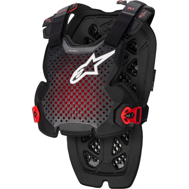 ALPINESTARS - PETTORINA A-1 PRO CHEST PROTECTOR - NERO/ROSSO