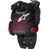 ALPINESTARS - PETTORINA A-1 PRO CHEST PROTECTOR - NERO/ROSSO