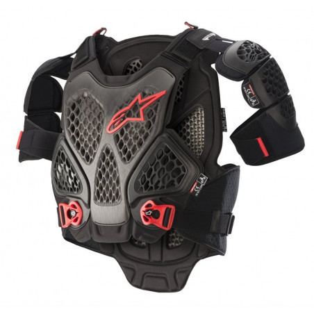 ALPINESTARS - PETTORINA MOTOCROSS A-6 CHEST PROTECTOR - NERO/ROSSO