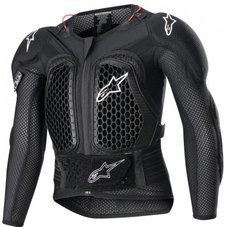 ALPINESTARS - PETTORINA MOTOCROSS BAMBINO YOUTH BIONIC ACTION V2 - NERO