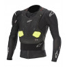 ALPINESTARS - PETTORINA MOTOCROSS BIONIC PRO V2 PROTECTION JACKET - NERO/GIALLO FLUO
