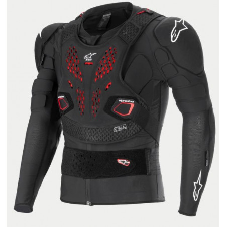 ALPINESTARS - PETTORINA MOTOCROSS BIONIC PRO V3 PLASMA - NERO/ROSSO