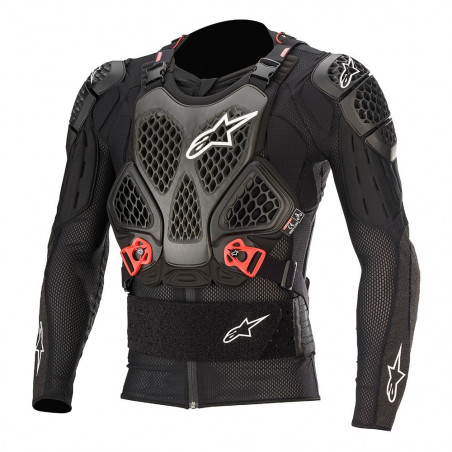 ALPINESTARS - PETTORINA MOTOCROSS BIONIC TECH V2 PROTECTION JACKET - NERO/ROSSO