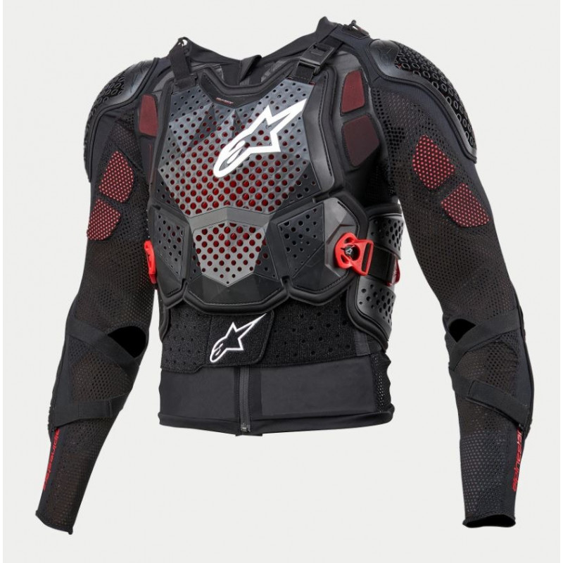 ALPINESTARS - PETTORINA MOTOCROSS BIONIC TECH V3 - NERO/ROSSO