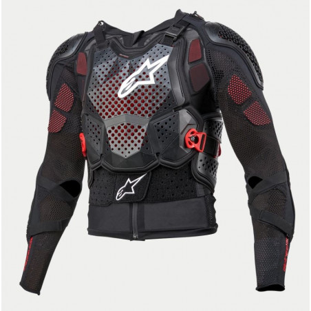 ALPINESTARS - PETTORINA MOTOCROSS BIONIC TECH V3 - NERO/ROSSO