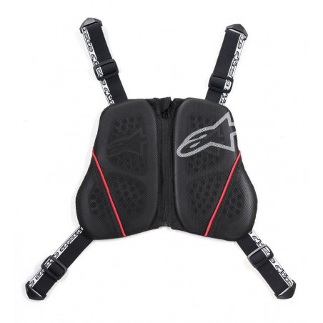 ALPINESTARS - PROTEZIONE PETTO NUCLEON KR-C - NERO/BIANCO/ROSSO