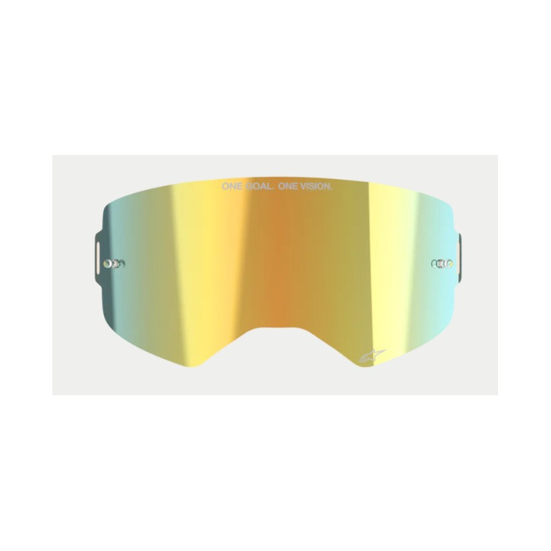 ALPINESTARS - RICAMBIO LENTE MASCHERINA SUPERTECH SPECCHIATA ORO - ORO