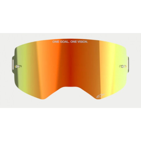 ALPINESTARS - RICAMBIO LENTE MASCHERINA SUPERTECH SPECCHIATA ROSSA - ROSSA