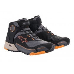 ALPINESTARS - SCARPE TECNICHE MOTO CR-X DRYSTAR NERO/GRIGIO/ARANCIONE