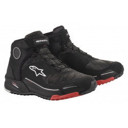 ALPINESTARS - SCARPE TECNICHE MOTO CR-X DRYSTAR NERO/ROSSO CAMO