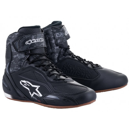 ALPINESTARS - SCARPE TECNICHE MOTO FASTER-3 NERO/GRIGIO/MARRONE