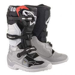 ALPINESTARS - STIVALI MOTOCROSS BAMBINO TECH 7 S YOUTH - NERO/GRIGIO/BIANCO/ORO