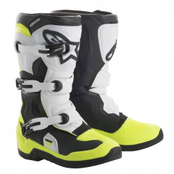 ALPINESTARS - STIVALI MOTOCROSS TECH 3S YOUTH - NERO/BIANCO/GIALLO FLUO