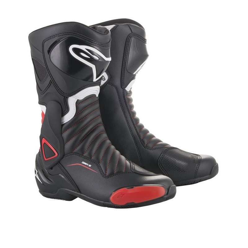 ALPINESTARS - STIVALI MOTO SMX-6 V2 - NERO/ROSSO