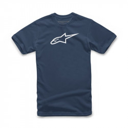 ALPINESTARS - T-SHIRT AGELESS CLASSIC TEE - BLU/BIANCO