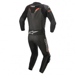 ALPINESTARS - TUTA MOTO DIVISIBILE GP FORCE CHASER - NERO/ROSSO FLUO
