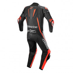 ALPINESTARS - TUTA MOTO INTERA FUSION NERO/ROSSO FLUO