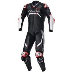 ALPINESTARS - TUTA MOTO INTERA GP TECH V4 NERO/BIANCO/ROSSO FLUO