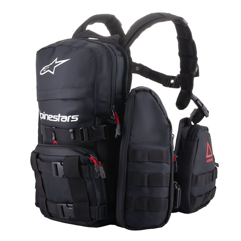 ALPINESTARS - ZAINO TECNICO ENDURO TECHDURA TACTICAL PACK - NERO/BIANCO