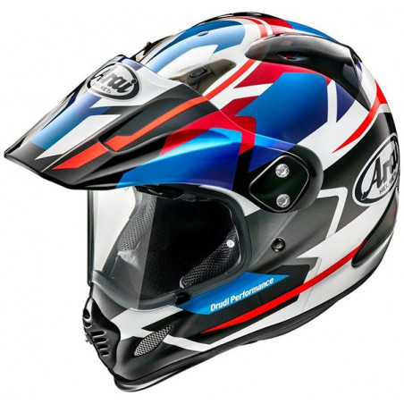 ARAI - CASCO MOTO ADVENTURE TOUR-X 4 DEPART BLU/BIANCO/ROSSO/NERO