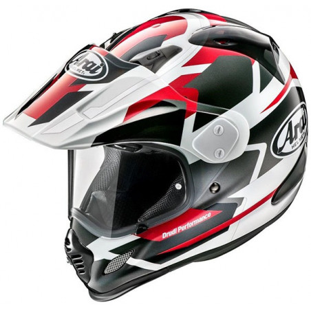 ARAI - CASCO MOTO ADVENTURE TOUR-X 4 DEPART ROSSO/BIANCO/NERO