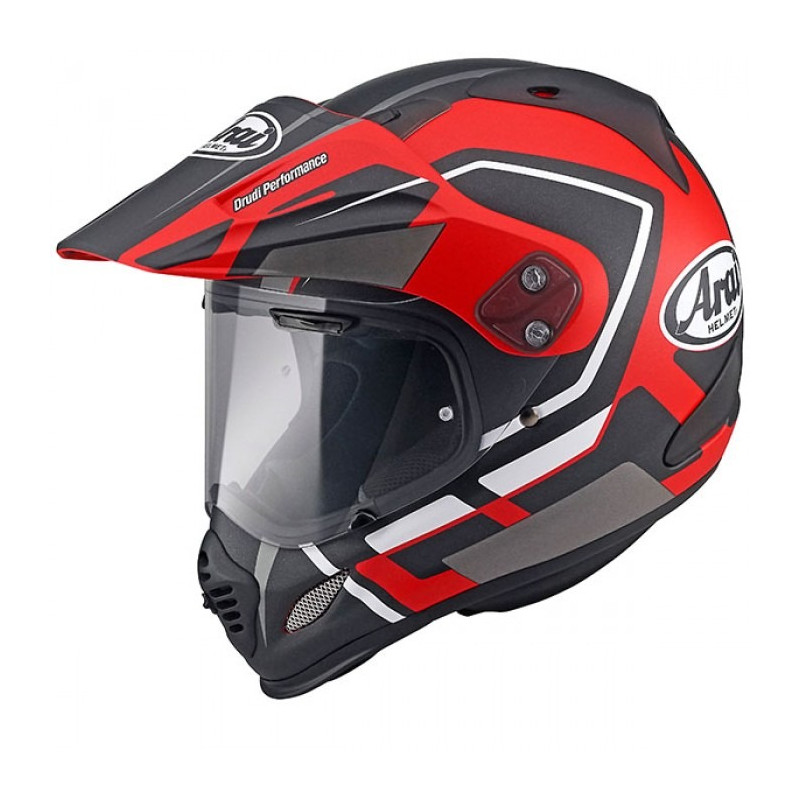 ARAI - CASCO MOTO ADVENTURE TOUR-X 4 DETOUR-2 NERO/ROSSO