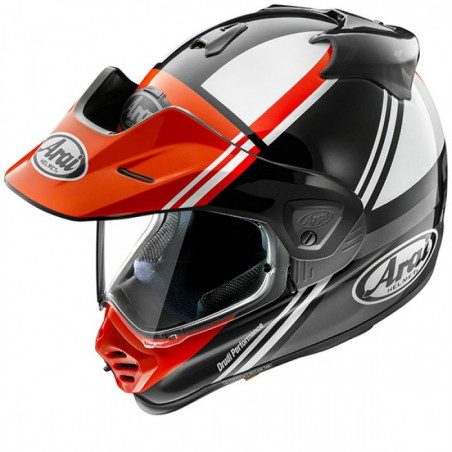 ARAI - CASCO MOTO ADVENTURE TOUR-X 5 COSMIC RED NERO/ROSSO/BIANCO