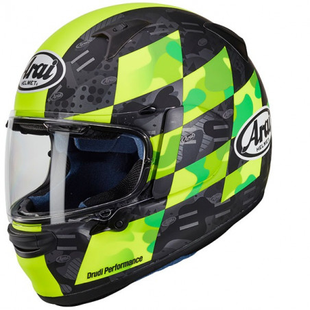 ARAI - CASCO MOTO INTEGRALE PROFILE-V PATCH GIALLO FLUO/NERO