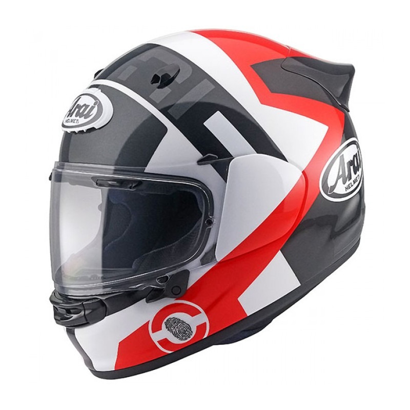 ARAI - CASCO MOTO INTEGRALE QUANTIC SPACE BIANCO/ROSSO/NERO ARAI - CASCO MOTO INTEGRALE QUANTIC SPACE BIANCO/ROSSO/NERO
