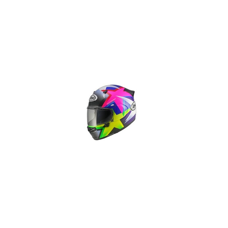 ARAI - CASCO MOTO INTEGRALE QUANTIC STAR - ROSA/VERDE/VIOLA/BLU ARAI - CASCO MOTO INTEGRALE QUANTIC STAR - ROSA/VERDE/VIOLA/BLU