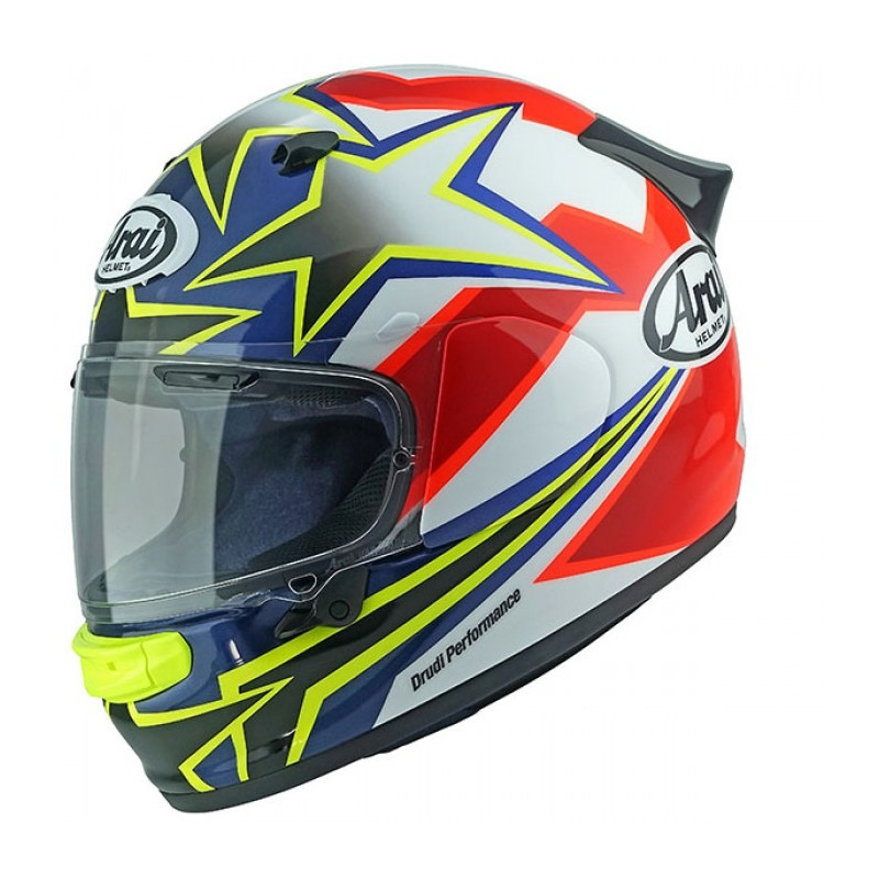 ARAI - CASCO MOTO INTEGRALE QUANTIC STARS & STRIPES BLU/GIALLO/ROSSO ARAI - CASCO MOTO INTEGRALE QUANTIC STARS & STRIPES BLU/GIALLO/ROSSO