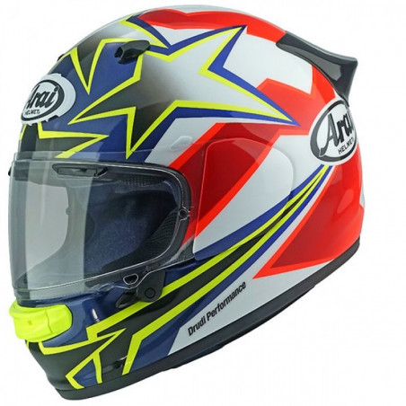 ARAI - CASCO MOTO INTEGRALE QUANTIC STARS & STRIPES BLU/GIALLO/ROSSO