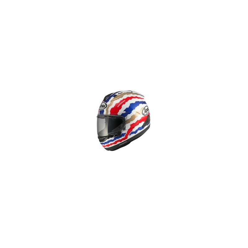 ARAI - CASCO MOTO INTEGRALE RX-7 V EVO DOOHAN JUBILEE RESTYLE - BLU/ROSSO/ORO/BIANCO ARAI - CASCO MOTO INTEGRALE RX-7 V EVO DOOHAN JUBILEE RESTYLE - BLU/ROSSO/ORO/BIANCO