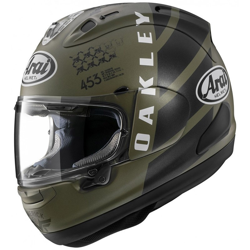 ARAI - CASCO MOTO INTEGRALE RX-7 V EVO MVK OAKLEY - VERDE OPACO