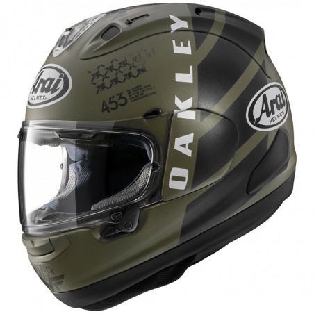 ARAI - CASCO MOTO INTEGRALE RX-7 V EVO MVK OAKLEY - VERDE OPACO