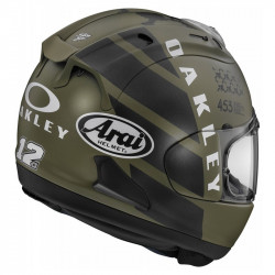 ARAI - CASCO MOTO INTEGRALE RX-7 V EVO MVK OAKLEY - VERDE OPACO