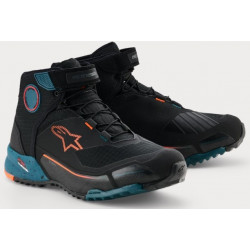 ALPINESTARS - SCARPE TECNICHE MOTO CR-X DRYSTAR - NERO/BLU/ARANCIONE