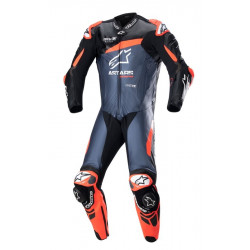 ALPINESTARS - TUTA MOTO INTERA GP PLUS V4 NERO/ROSSO FLUO/BLU