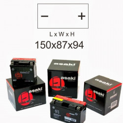 ASAKI - BATTERIA MOTO CBTX7A-BS SIGILLATA