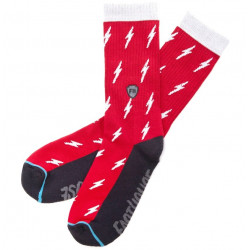 FASTHOUSE - CALZE CIRCUIT CREW FASTHOUSE - ROSSO/BIANCO