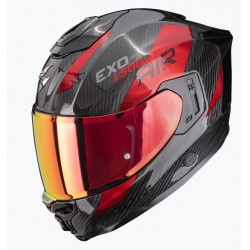 SCORPION EXO - CASCO MOTO INTEGRALE EXO 1500 CARBON AIR PLATTED - CARBONIO/ROSSO