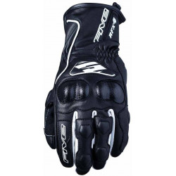 FIVE - GUANTI MOTO IN PELLE DONNA RFX4 - NERO/BIANCO