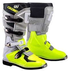 GAERNE - STIVALI MOTOCROSS BAMBINO GX-J - GRIGIO/GIALLO FLUO