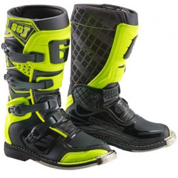 GAERNE - STIVALI MOTOCROSS BAMBINO SG-J - NERO/GIALLO FLUO