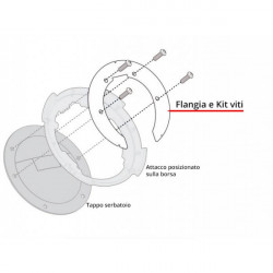 GIVI - FLANGIA PER BORSE SERBATOIO TANKLOCK BF12