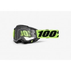 100% - MASCHERINA MOTOCROSS ACCURI 2 ENDURO LENTE TRASPRENTE 641191- GIALLO