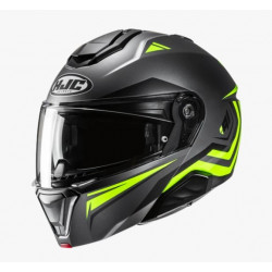 HJC - CASCO MOTO MODULARE i91 TRICUS MC3HSF NERO/GIALLO FLUO